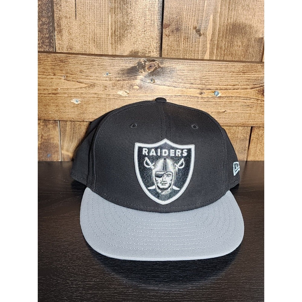 New Era 59Fifty Men's Snapback Cap NFL Oakland Raiders 2Tone Black Gray